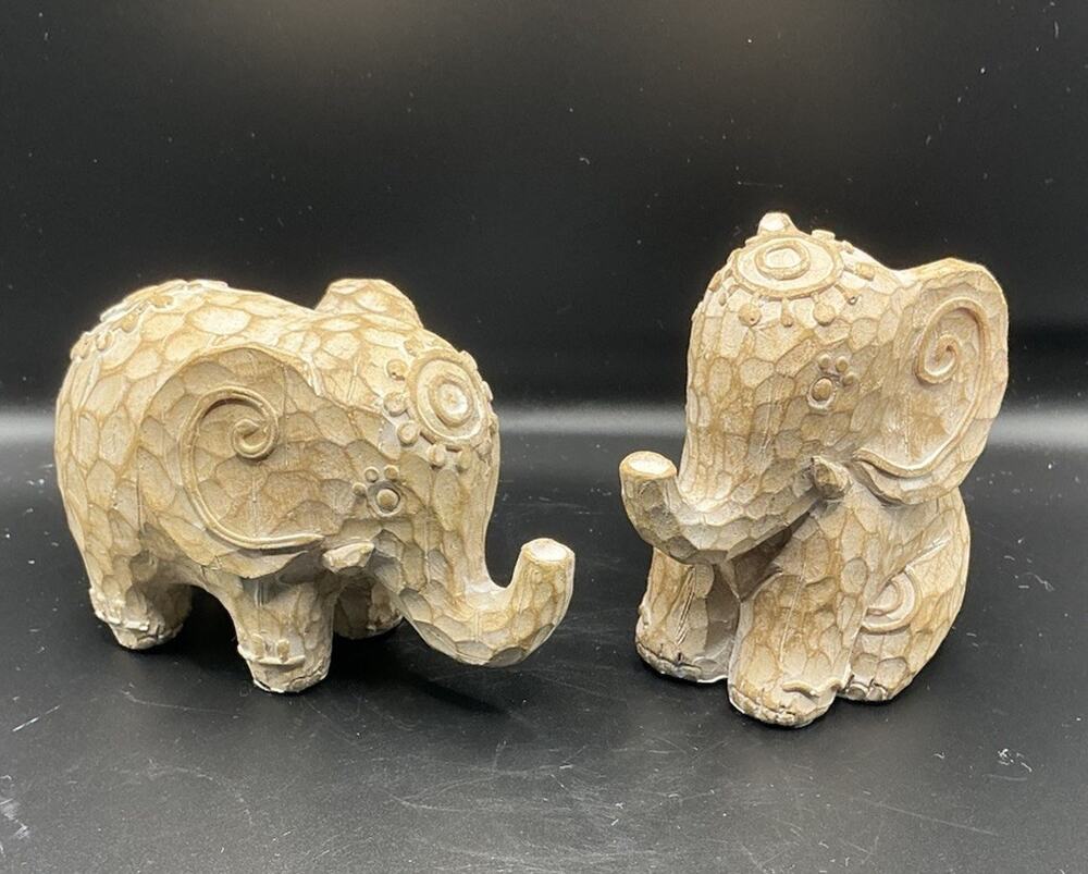 Pair Of Cute Decorative Elephants